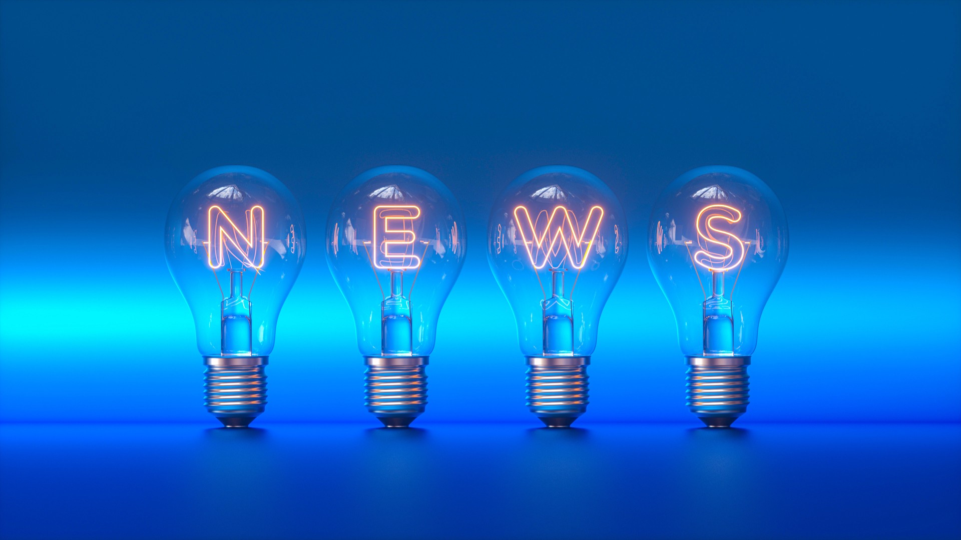 Bright News and Information Concept